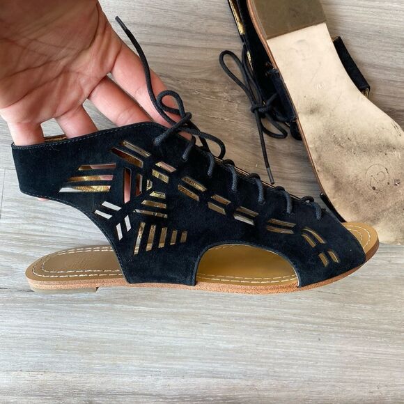 Cynthia Vince lace up sandals - Picture 2 of 6